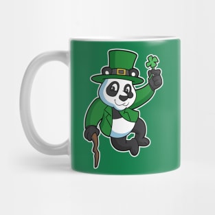 St Patricks Day Lucky Irish Panda Bear Mug